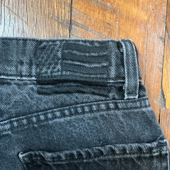 Revice Denim Black High Rise Straight Leg Jeans Size 24 Made in USA - Picture 6 of 10